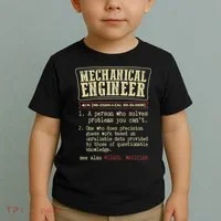 Mechanical Engineer Funny Dictionary Definition Toddler T-Shirt thumb 2
