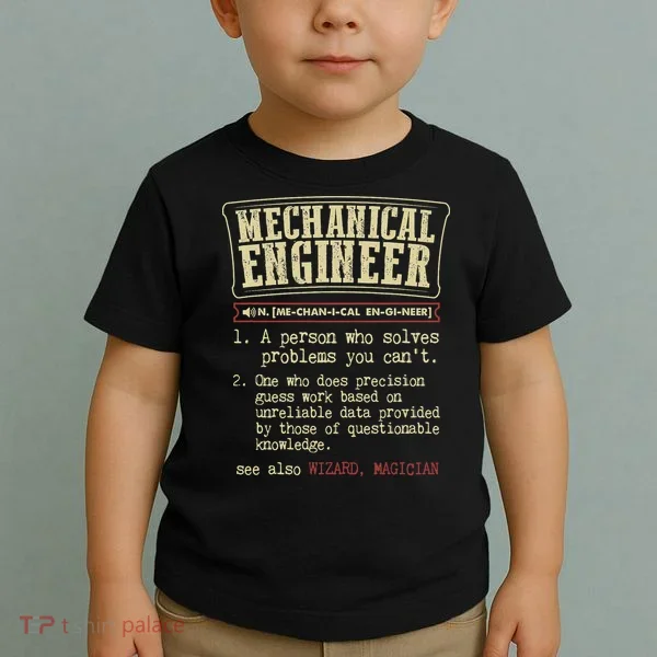 Mechanical Engineer Funny Dictionary Definition Toddler T-Shirt