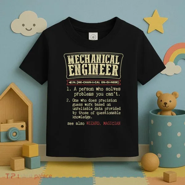 Mechanical Engineer Funny Dictionary Definition Toddler T-Shirt