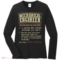 Mechanical Engineer Funny Dictionary Definition Women's Long Sleeve Shirt thumb 0