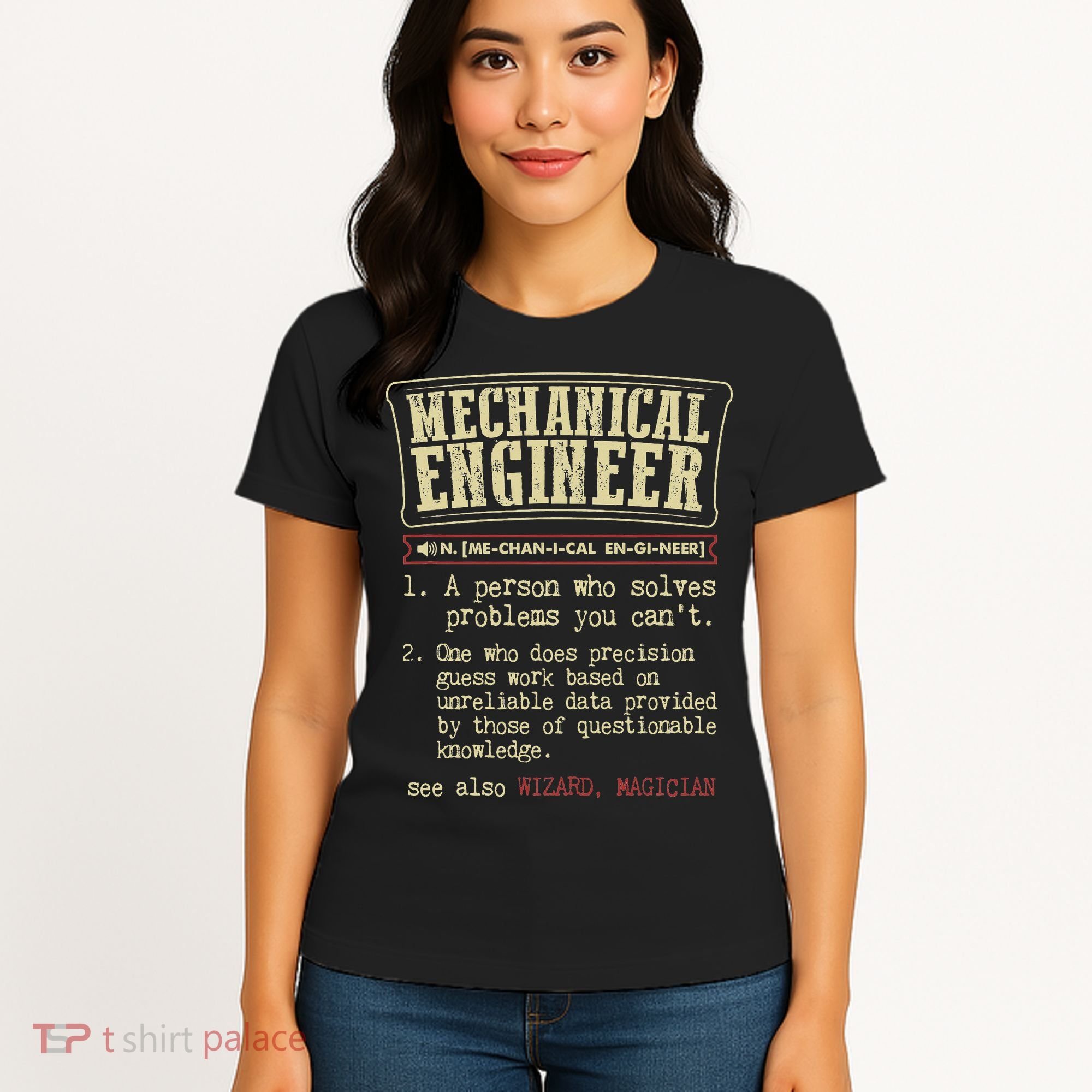 Mechanical Engineer Funny Dictionary Definition Women's T-Shirt