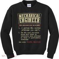 Mechanical Engineer Funny Dictionary Definition Kids Sweatshirt thumb 0