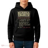 Mechanical Engineer Funny Dictionary Definition Kids Hoodie thumb 4