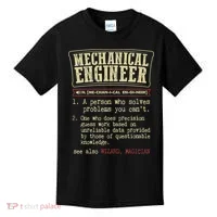 Mechanical Engineer Funny Dictionary Definition Kids T-Shirt thumb 0