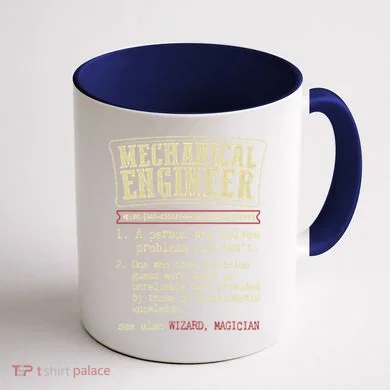 Mechanical Engineer Funny Dictionary Definition Coffee Mug back