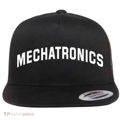 Mechatronics Engineering For Mechatronic Engineer Flat Bill Trucker Hat