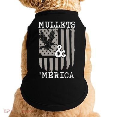 Mullet Eagle Flag Mullets And Merica | Party In The Back Doggie Tank