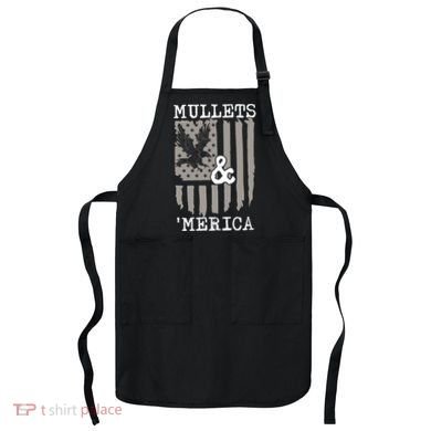 Mullet Eagle Flag Mullets And Merica | Party In The Back Apron