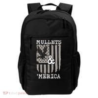 Mullet Eagle Flag Mullets And Merica | Party In The Back Backpack thumb 0