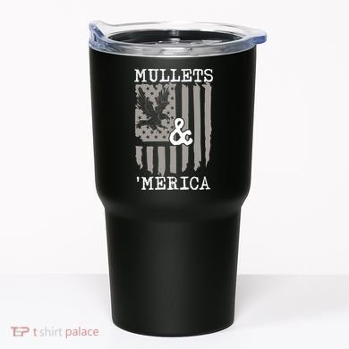Mullet Eagle Flag Mullets And Merica | Party In The Back Tumbler