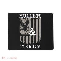 Mullet Eagle Flag Mullets And Merica | Party In The Back Mousepad thumb 0
