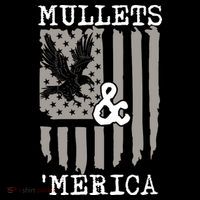 Mullet Eagle Flag Mullets And Merica | Party In The Back Mousepad thumb 1