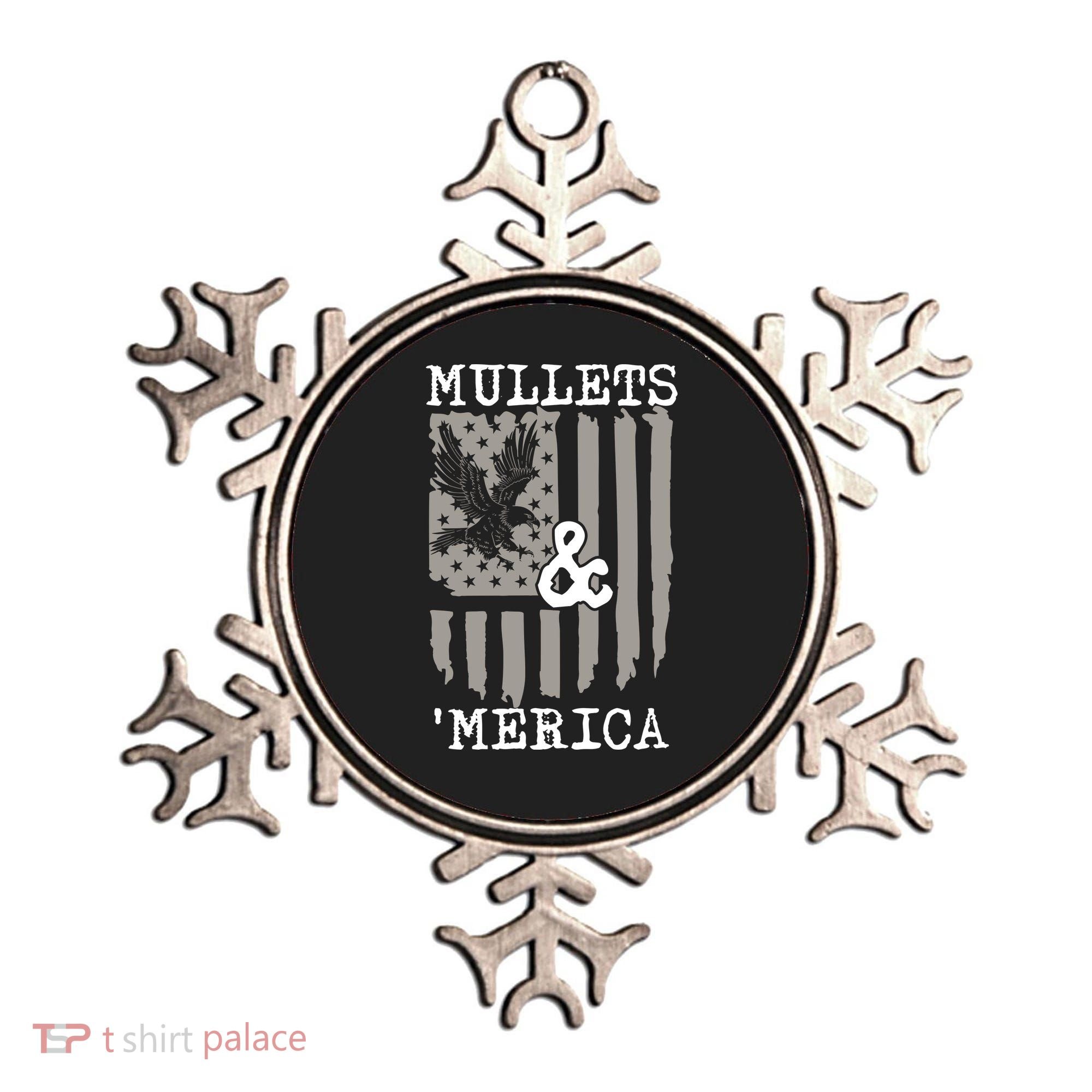 Mullet Eagle Flag Mullets And Merica | Party In The Back Ornament