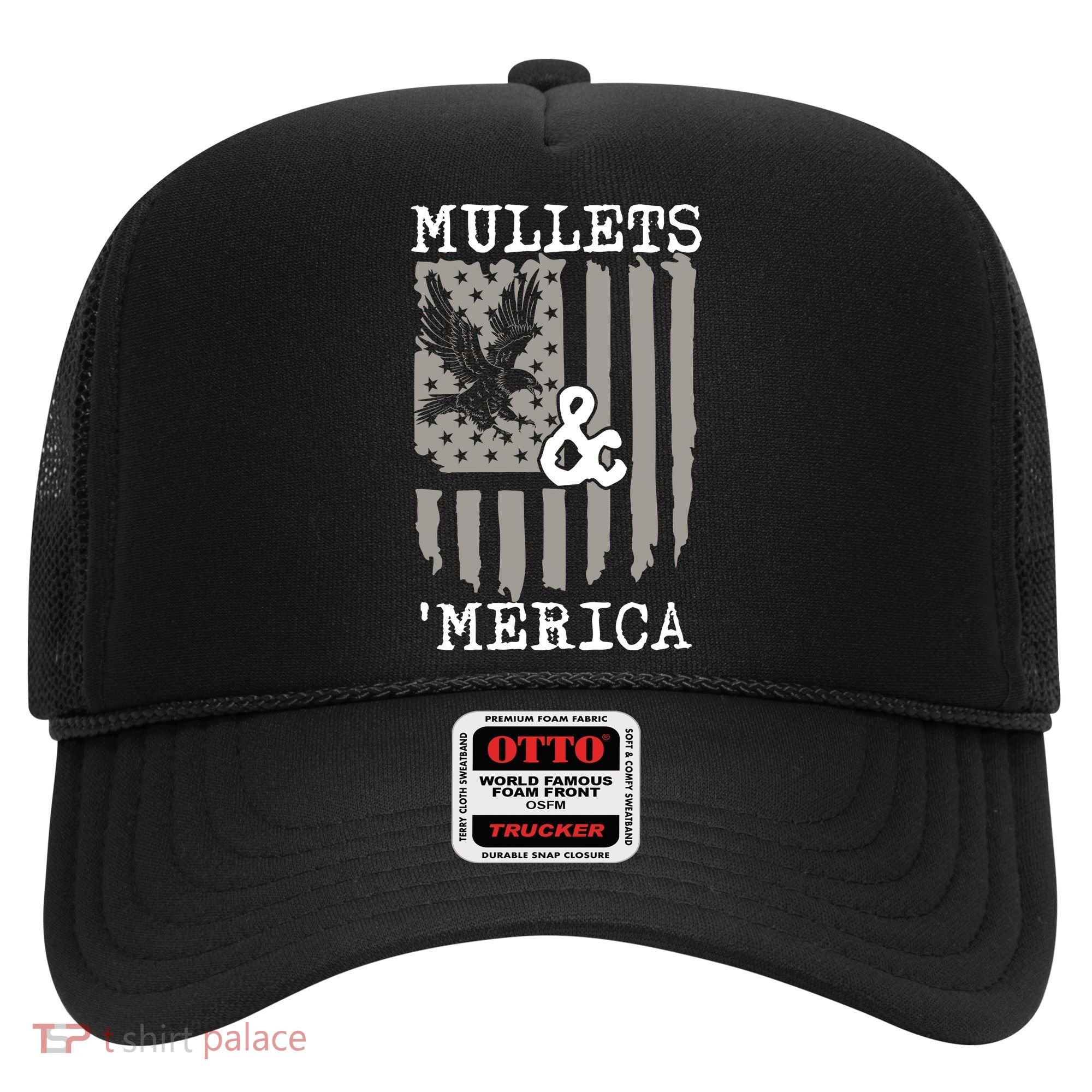Mullet Eagle Flag Mullets And Merica | Party In The Back Hat