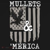 Mullet Eagle Flag Mullets And Merica | Party In The Back Kids Long Sleeve Shirt thumb 2