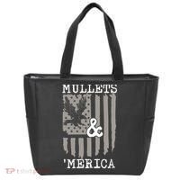 Mullet Eagle Flag Mullets And Merica | Party In The Back Tote Bag thumb 0