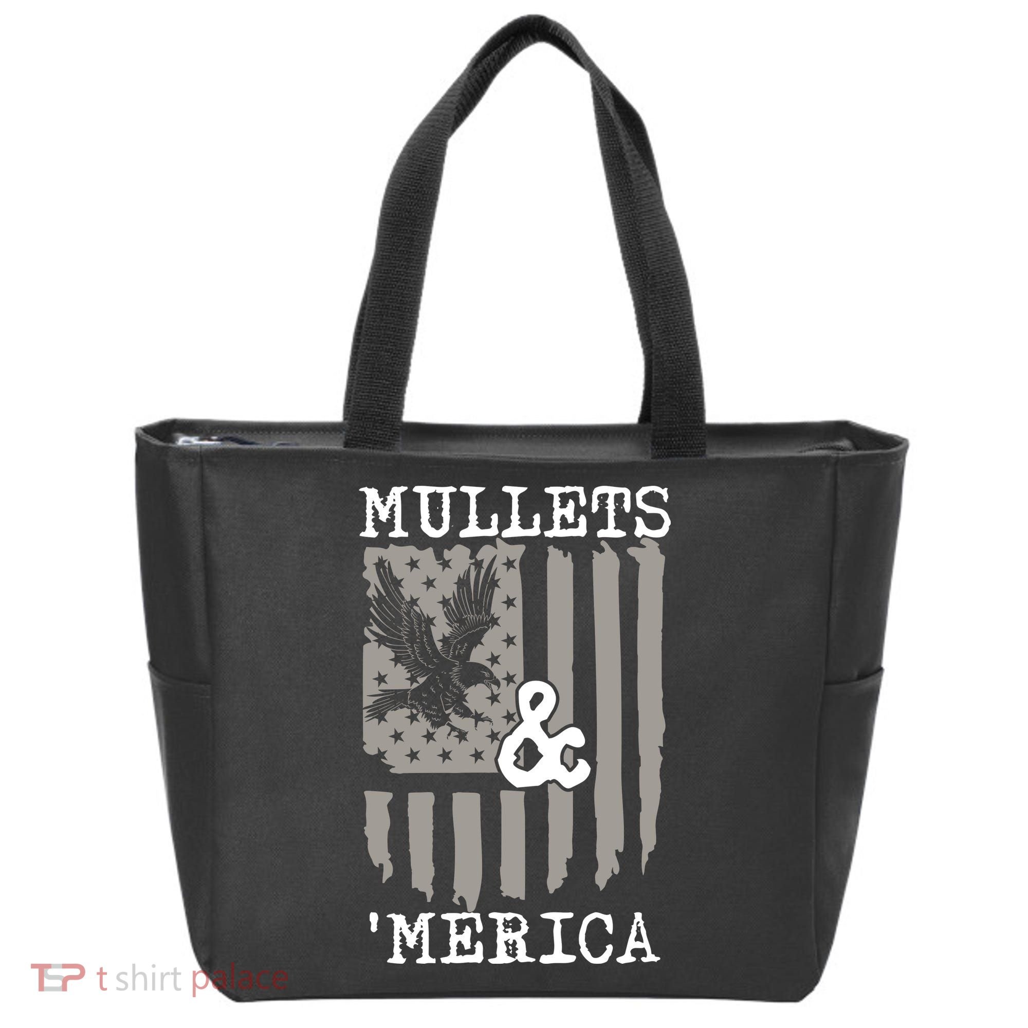 Mullet Eagle Flag Mullets And Merica | Party In The Back Tote Bag