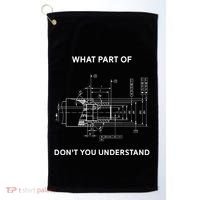 Mechanical Engineer Gift Golf Towel thumb 0
