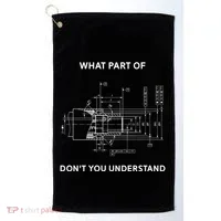 Mechanical Engineer Gift Golf Towel thumb 0