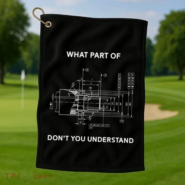 Mechanical Engineer Gift Golf Towel