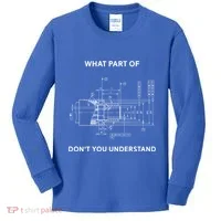 Mechanical Engineer Gift Kids Long Sleeve Shirt thumb 0