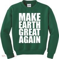 Make Earth Great Again Kids Sweatshirt thumb 0