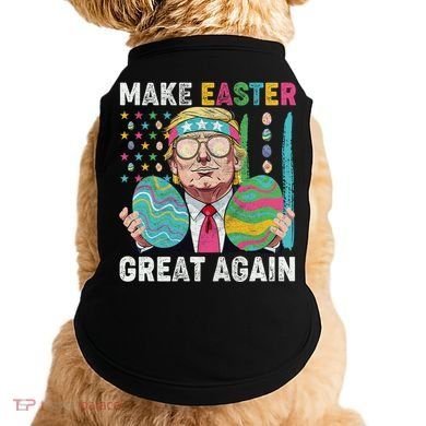 Make Easter Great Again Trump Bunny Spring Hunt Eggs Doggie Tank