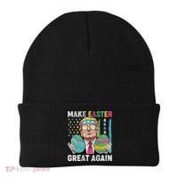 Make Easter Great Again Trump Bunny Spring Hunt Eggs Beanie thumb 0