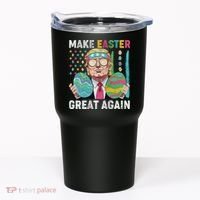 Make Easter Great Again Trump Bunny Spring Hunt Eggs Tumbler thumb 0
