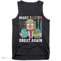 Make Easter Great Again Trump Bunny Spring Hunt Eggs Tank Top thumb 0