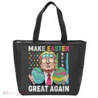 Make Easter Great Again Trump Bunny Spring Hunt Eggs Tote Bag thumb 0