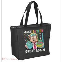 Make Easter Great Again Trump Bunny Spring Hunt Eggs Tote Bag thumb 2