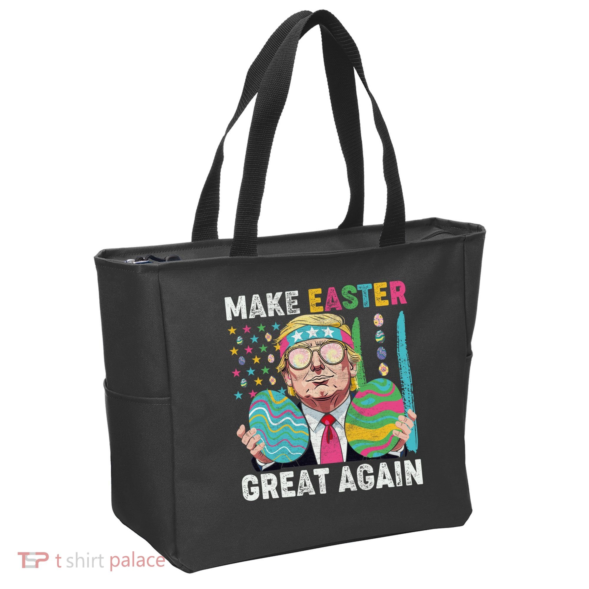 Make Easter Great Again Trump Bunny Spring Hunt Eggs Tote Bag