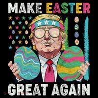 Make Easter Great Again Trump Bunny Spring Hunt Eggs Tote Bag thumb 4