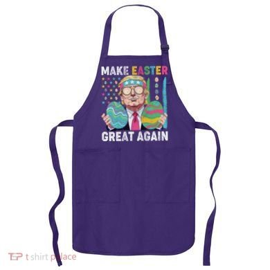 Make Easter Great Again Trump Bunny Spring Hunt Eggs Apron