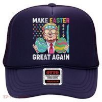Make Easter Great Again Trump Bunny Spring Hunt Eggs Hat thumb 0