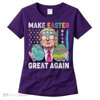 Make Easter Great Again Trump Bunny Spring Hunt Eggs Women's T-Shirt thumb 0
