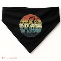 Mechanical Engineer Gifts Funny Retro Cogs Engineering Gear USA-Made Doggie Bandana thumb 0