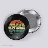 Mechanical Engineer Gifts Funny Retro Cogs Engineering Gear Button thumb 0