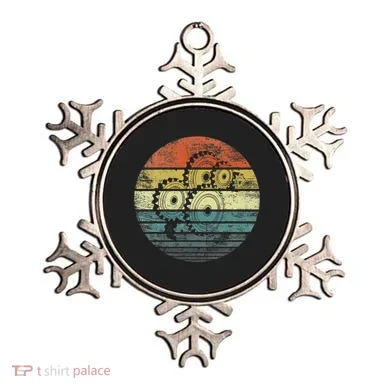 Mechanical Engineer Gifts Funny Retro Cogs Engineering Gear Ornament