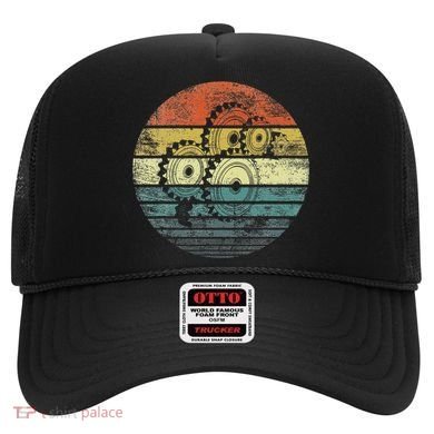 Mechanical Engineer Gifts Funny Retro Cogs Engineering Gear Hat