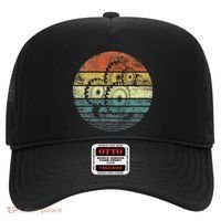 Mechanical Engineer Gifts Funny Retro Cogs Engineering Gear Hat thumb 0