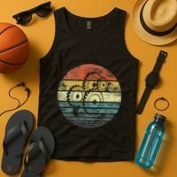 Mechanical Engineer Gifts Funny Retro Cogs Engineering Gear Tank Top thumb 4