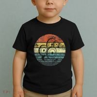 Mechanical Engineer Gifts Funny Retro Cogs Engineering Gear Toddler T-Shirt thumb 2