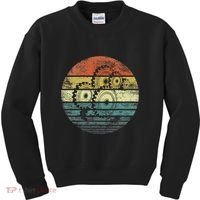 Mechanical Engineer Gifts Funny Retro Cogs Engineering Gear Kids Sweatshirt thumb 0