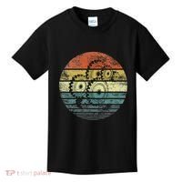 Mechanical Engineer Gifts Funny Retro Cogs Engineering Gear Kids T-Shirt thumb 0