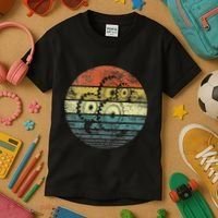 Mechanical Engineer Gifts Funny Retro Cogs Engineering Gear Kids T-Shirt thumb 3