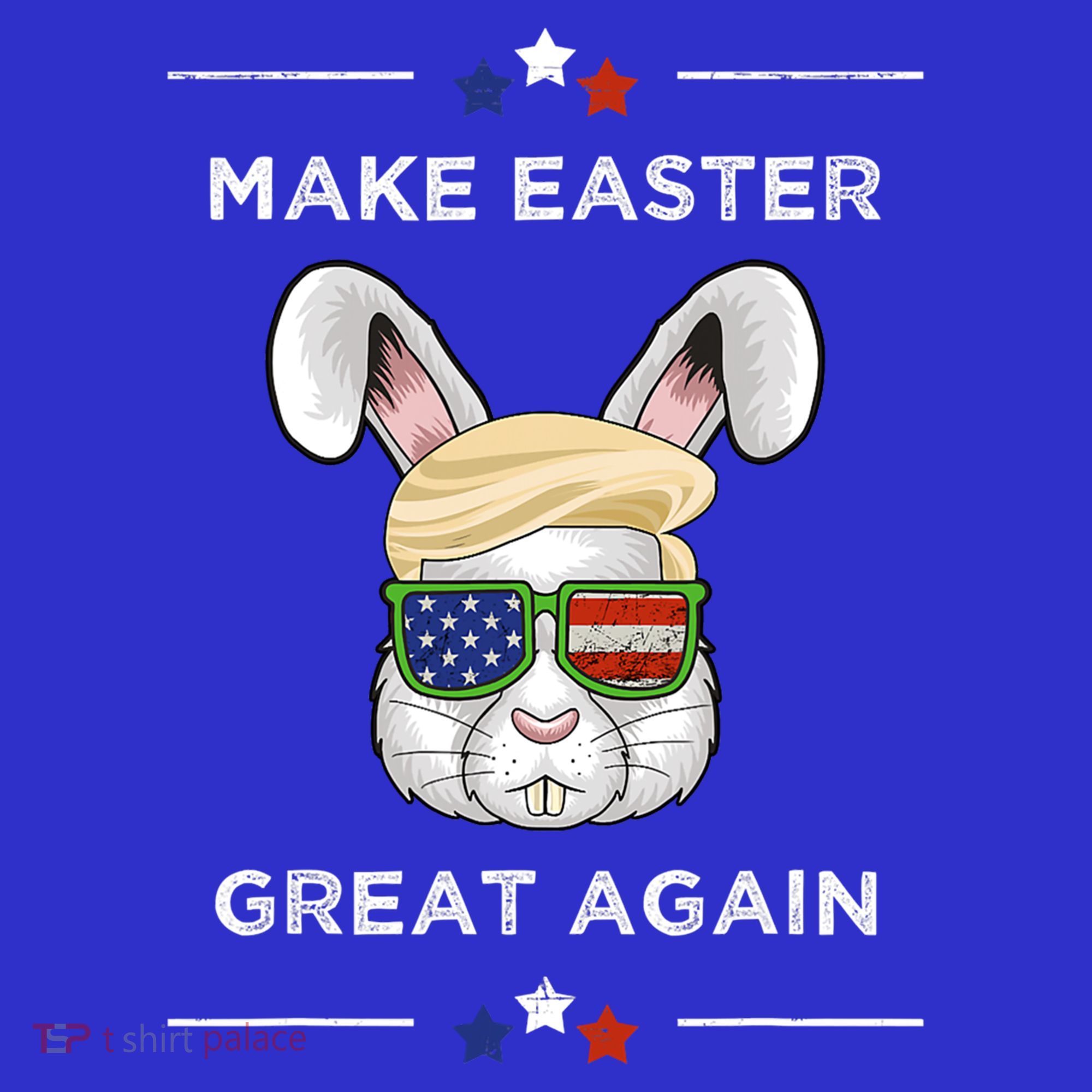 Make Easter Great Again Funny Trump Bunny Gift Usa Flag Gift Mousepad