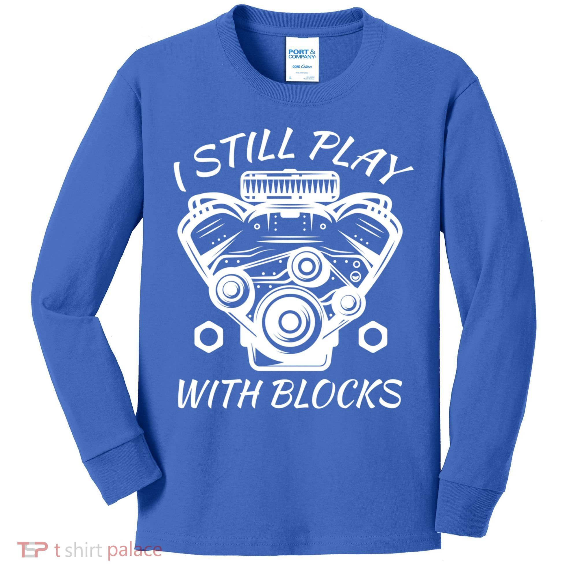 Mechanic Engine Gift Kids Long Sleeve Shirt
