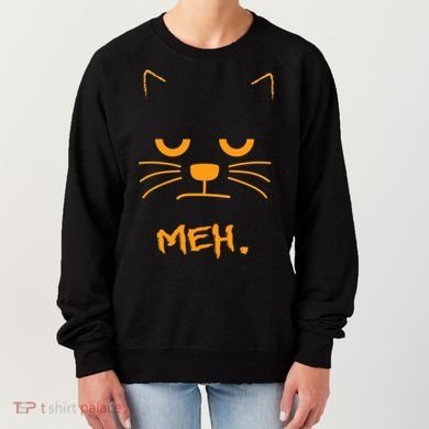 Meh. Angry Cat Women's Sweatshirt
